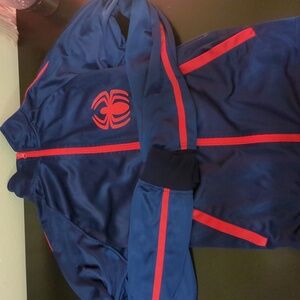 Men's Marvel Spiderman Zip Up Track Jacket